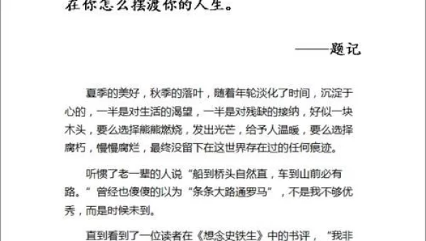 摆渡人生