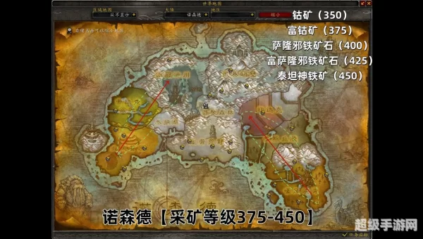 wow矿点分布图